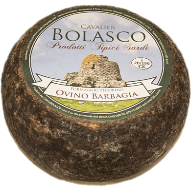 Formaggio Pecorino Barbagia forma di formaggio in primo piano