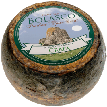 Formaggio Caprino Crapa forma di formaggio in primo piano