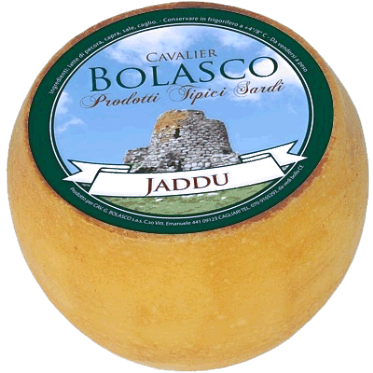 Formaggio Jaddu forma di formaggio in primo piano
